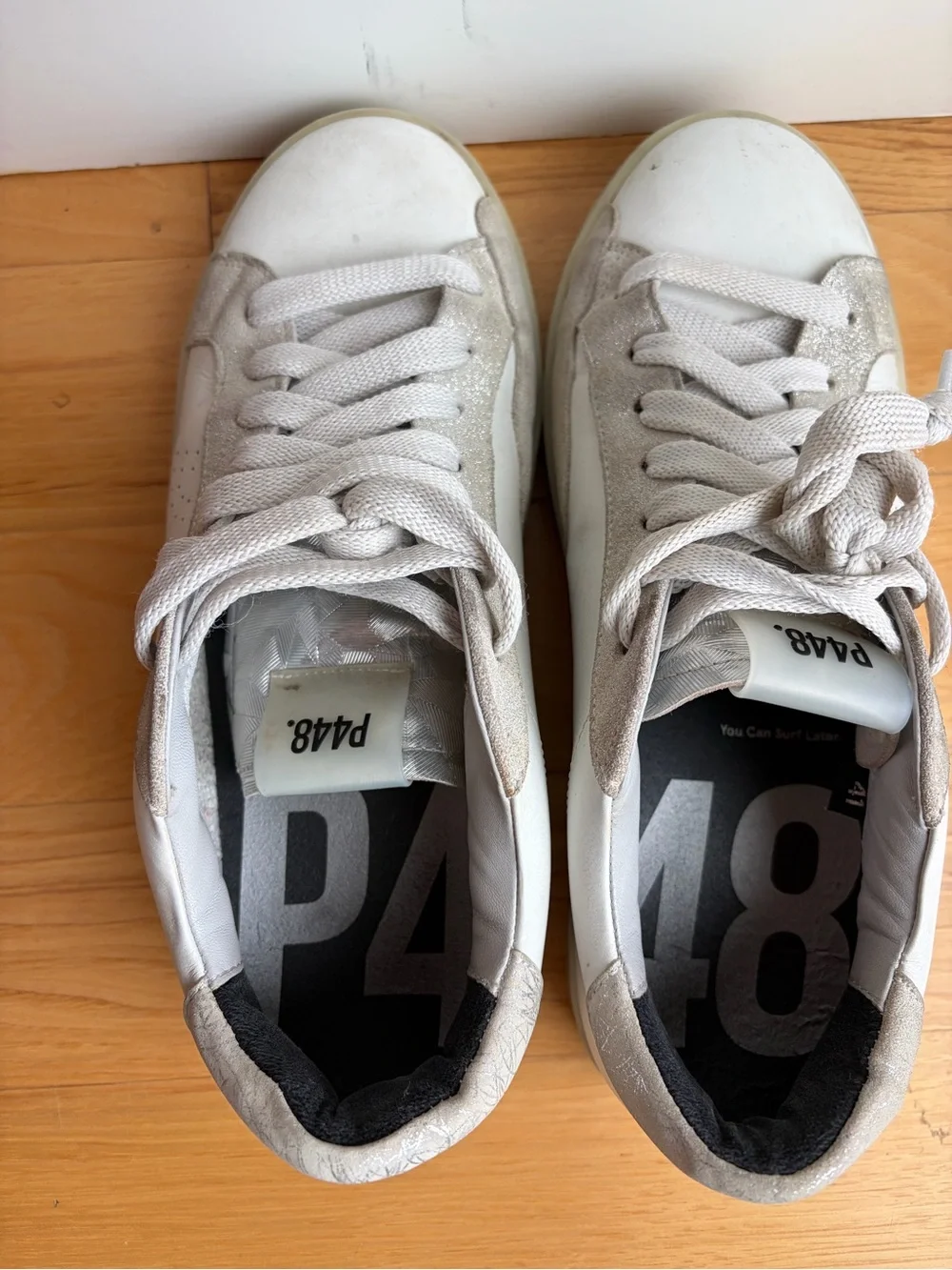 P448 Women's Light Gray Sneakers